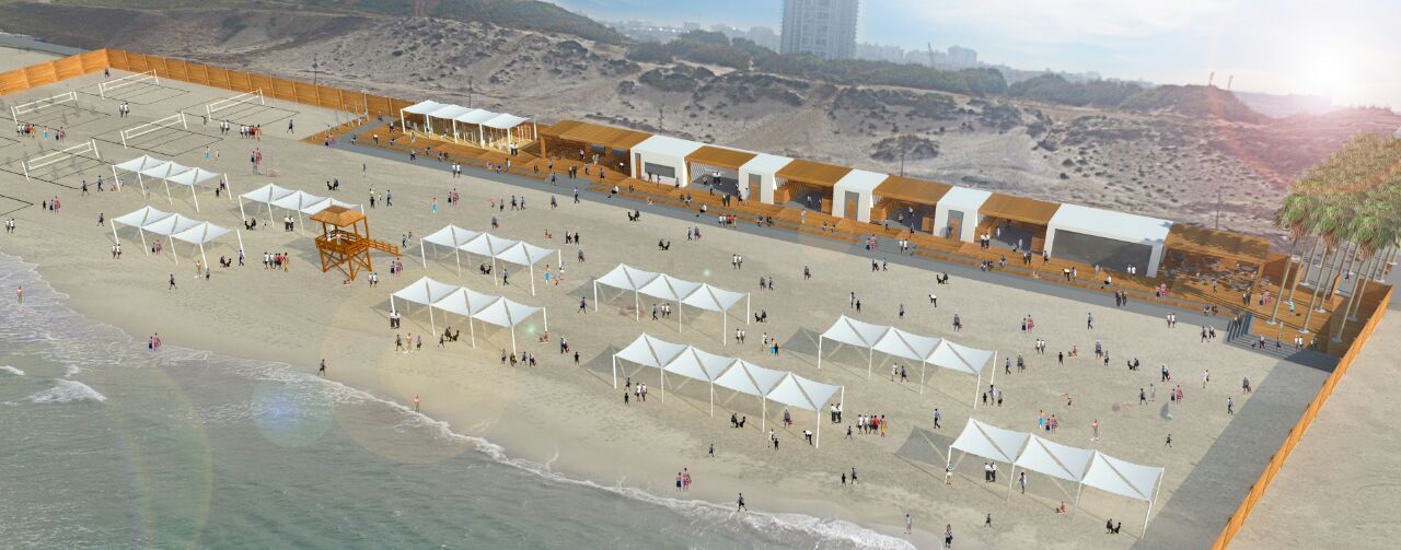 מדהים: כך יראה החוף הנפרד בבת ים