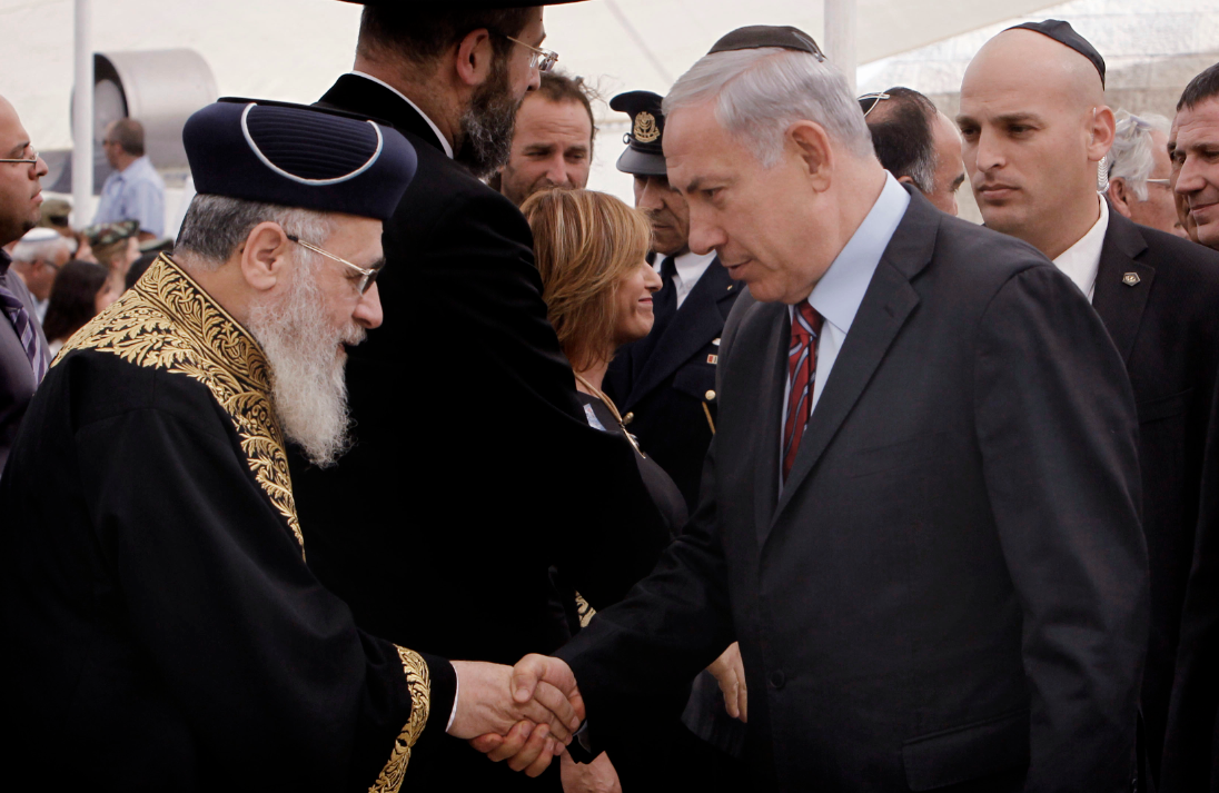 ראש הממשלה והרב הראשי