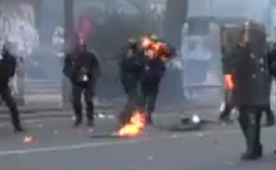 האלימות שהמשטרה הפעילה לאחר התקרית