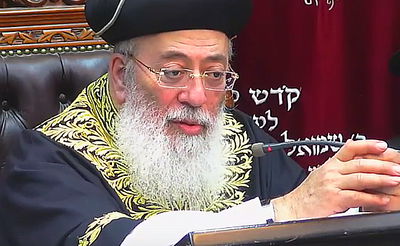 'עצמאות' ב'כיכר': שיחתו של הראשל"צ הגר"ש עמאר. צפו