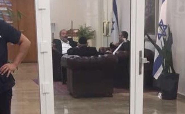 דרעי, גפני וליצמן לפני הפגישה