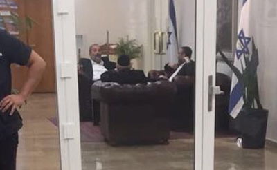 דרעי, גפני וליצמן לפני הפגישה