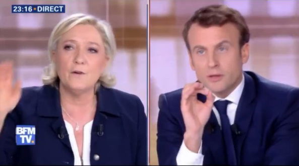 מקרון: האסטרטגיה שלך היא לדבר שקרים