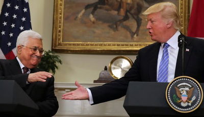 הפגישה אליה התכונן אבו מאזן בעזרת לאודר, עם טראמפ