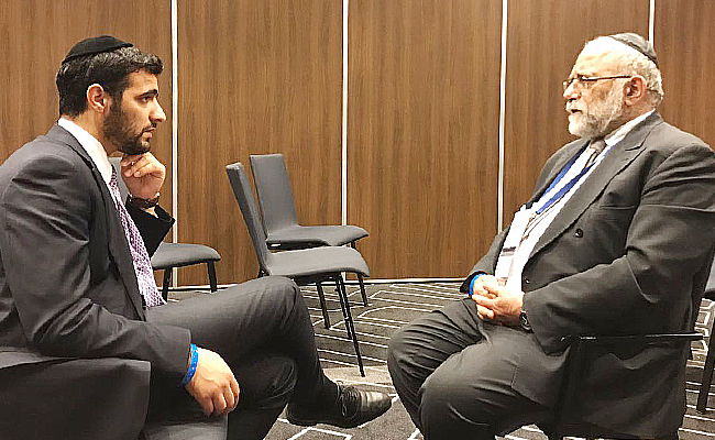 הרב יצחק דיין בראיון לכתב 'כיכר השבת' ישי כהן