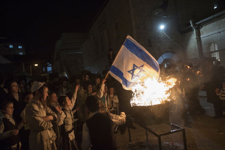 נתניהו מגנה את שריפת בובת החייל החרדי: 'אירוע מתועב'