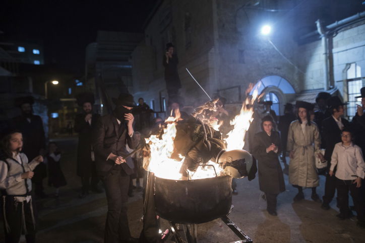 נתניהו מגנה את שריפת בובת החייל החרדי: 'אירוע מתועב'