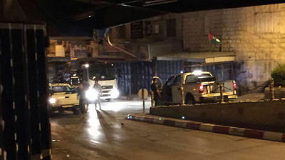 כניסת ישראלים לעיר פלסטינית. ארכיון