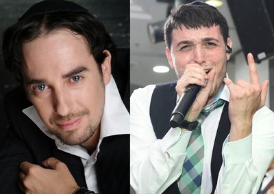 עמירן דביר וקובי ברומר - שושביניו של החתן