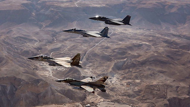 עשרות מטוסי חיל האוויר של ארה"ב וישראל תרגלו במשותף. צפו