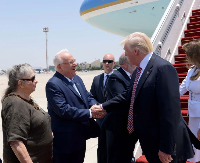 ועכשיו הגלריה: צפו ביום הראשון של ביקור טראמפ בישראל