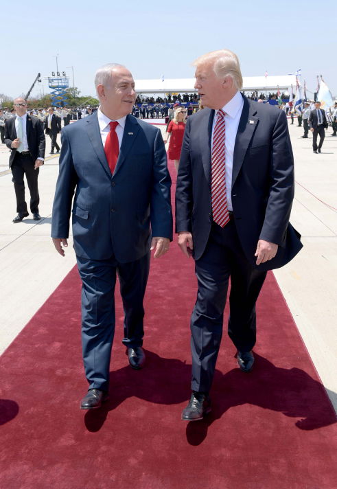 ועכשיו הגלריה: צפו ביום הראשון של ביקור טראמפ בישראל