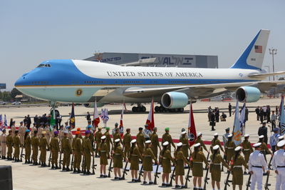 נחיתת טראמפ בפעם הקודמת בישראל