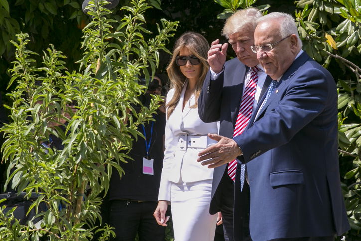 ועכשיו הגלריה: צפו ביום הראשון של ביקור טראמפ בישראל