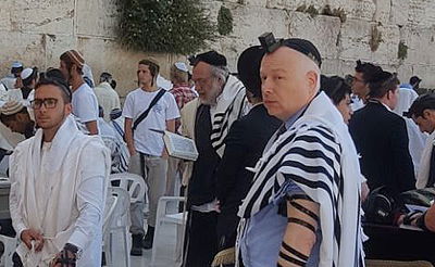 השליח המיוחד ג'ייסון גרינבלט התפלל בכותל