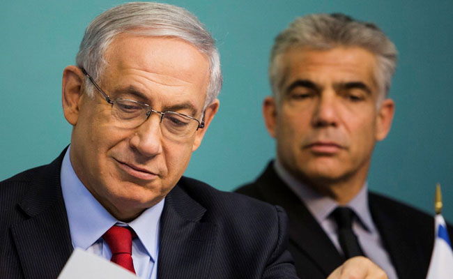 לפיד ונתניהו. ארכיון