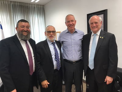 ראשי הועד להגנת הר הזיתים.