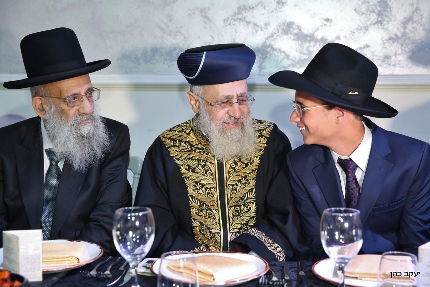 מקורבו של הראשל"צ בירמץ את בנו, כולם התייצבו