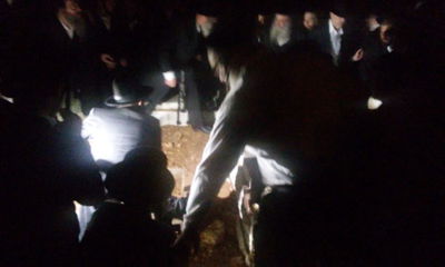 מהומה בהלווית אמו של האדמו"ר מקאזניץ'