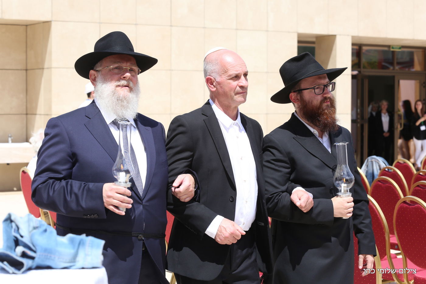 באירוע אחד: חופה כדת וכדין לשלושה זוגות מתקרבים