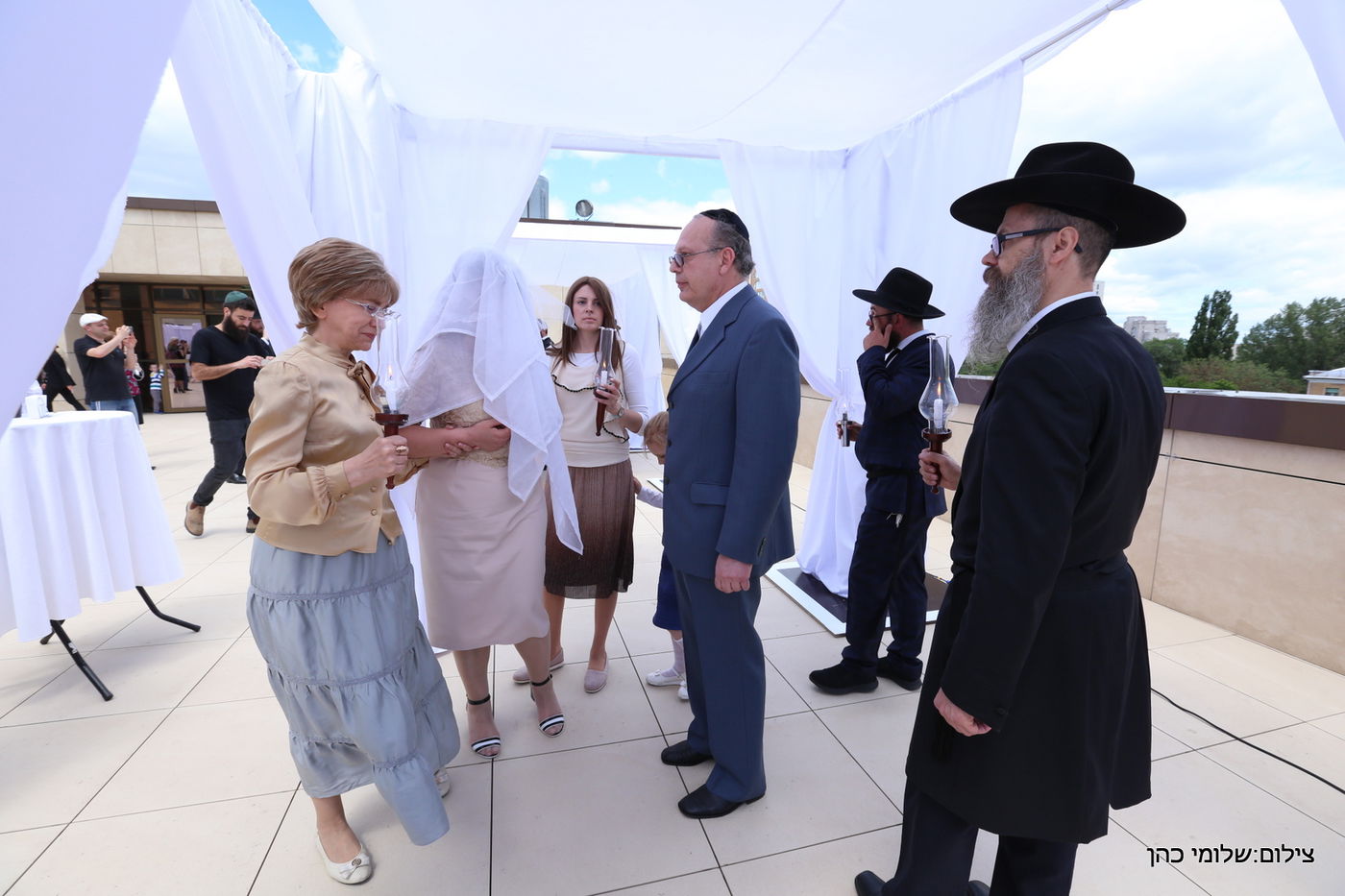 באירוע אחד: חופה כדת וכדין לשלושה זוגות מתקרבים