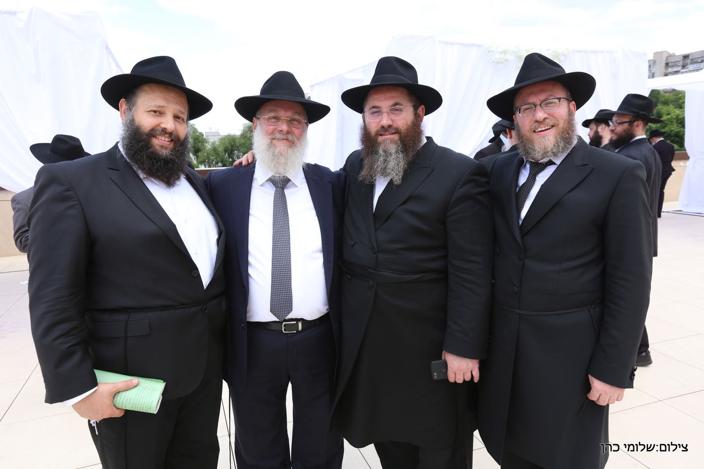 באירוע אחד: חופה כדת וכדין לשלושה זוגות מתקרבים