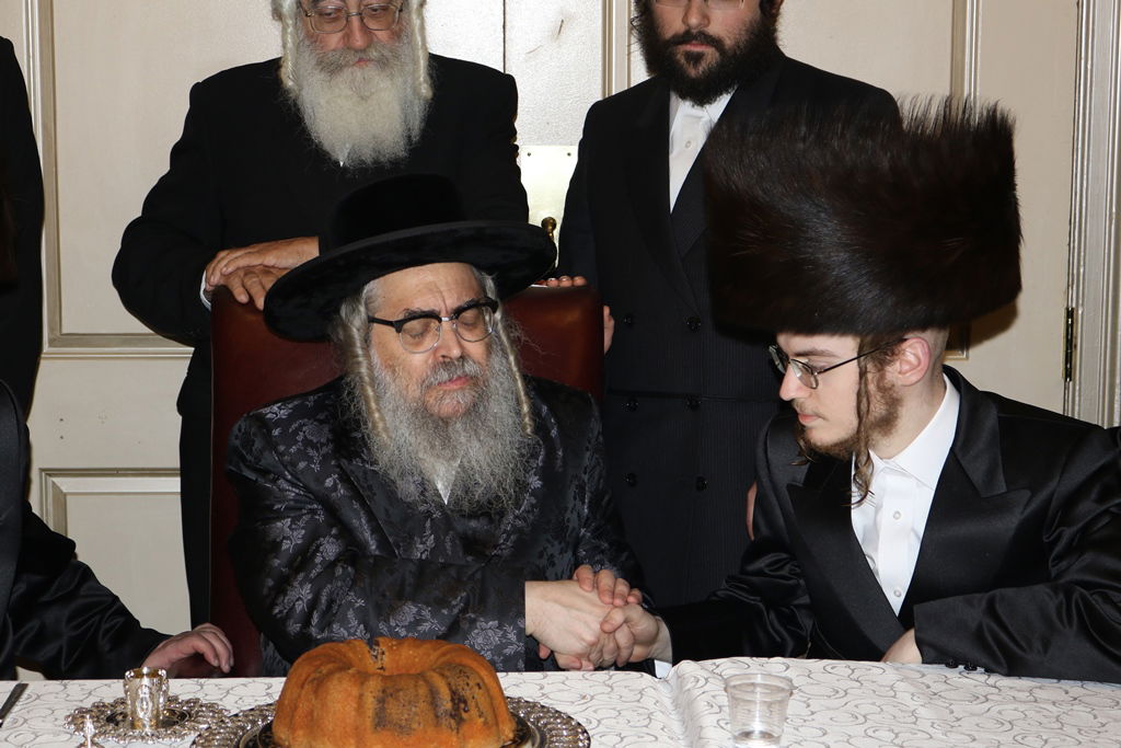 המשב"ק של האדמו"ר מסאטמר חיתן את בנו. צפו