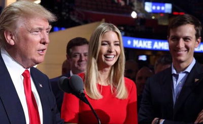 טראמפ והזוג קושנר