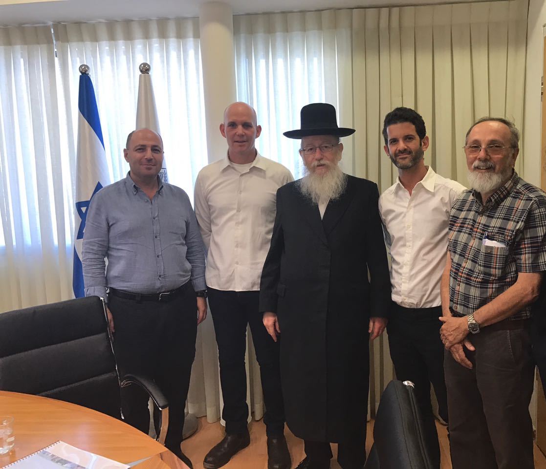 ביקור ראשי צבר רפואה אצל ליצמן.