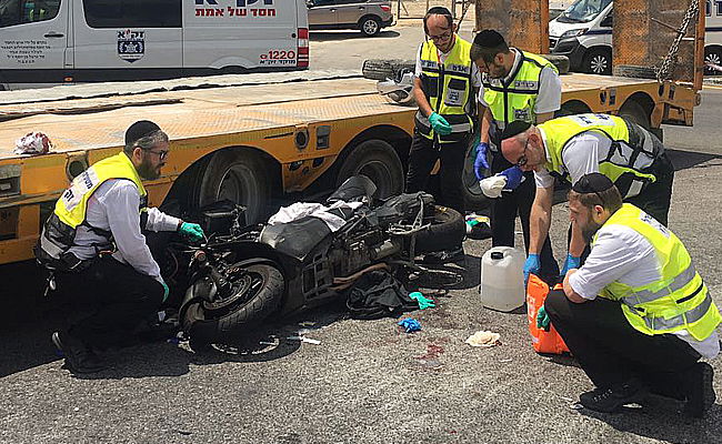 זירת התאונה