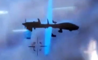 ארה"ב יירטה מל"ט איראני בשמי סוריה