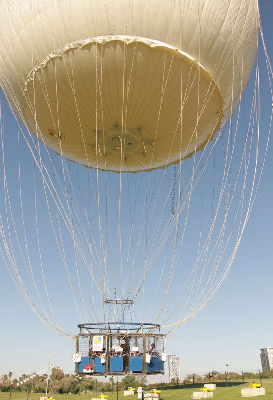 הכדור הפורח בו ביקרו הילדים