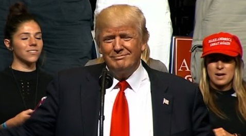 טראמפ בנאומו