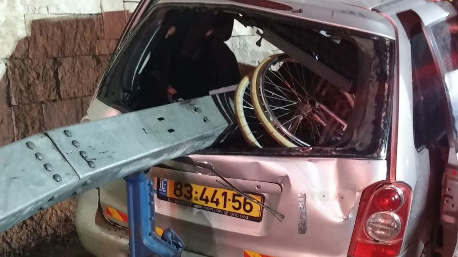 זירת התאונה