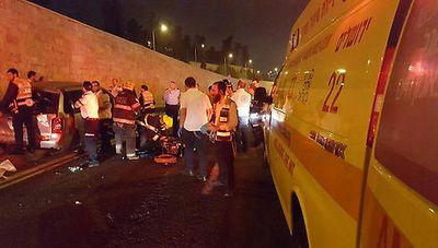 זירת התאונה