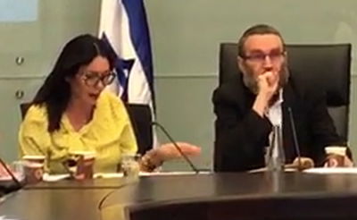 גפני למירי רגב: "תפסיקי לגעת בי" • צפו