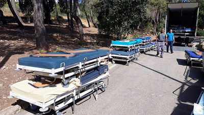 מיטות בית החולים שדה