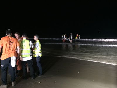 החיפושים בים