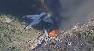 16 הרוגים בהתרסקות מטוס צבאי בארה"ב