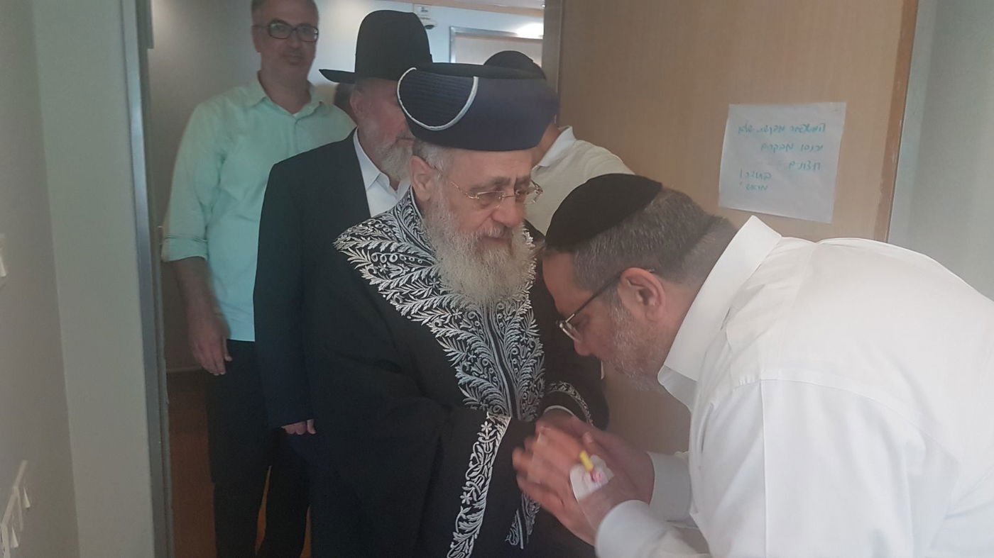 הראשון לציון ביקר את ח"כ יגאל גואטה • תיעוד