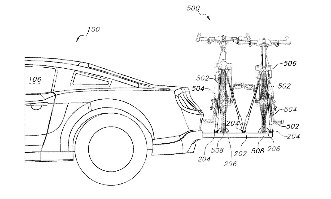 הפטנט הבלעדי של פורד לנשיאת אופניים