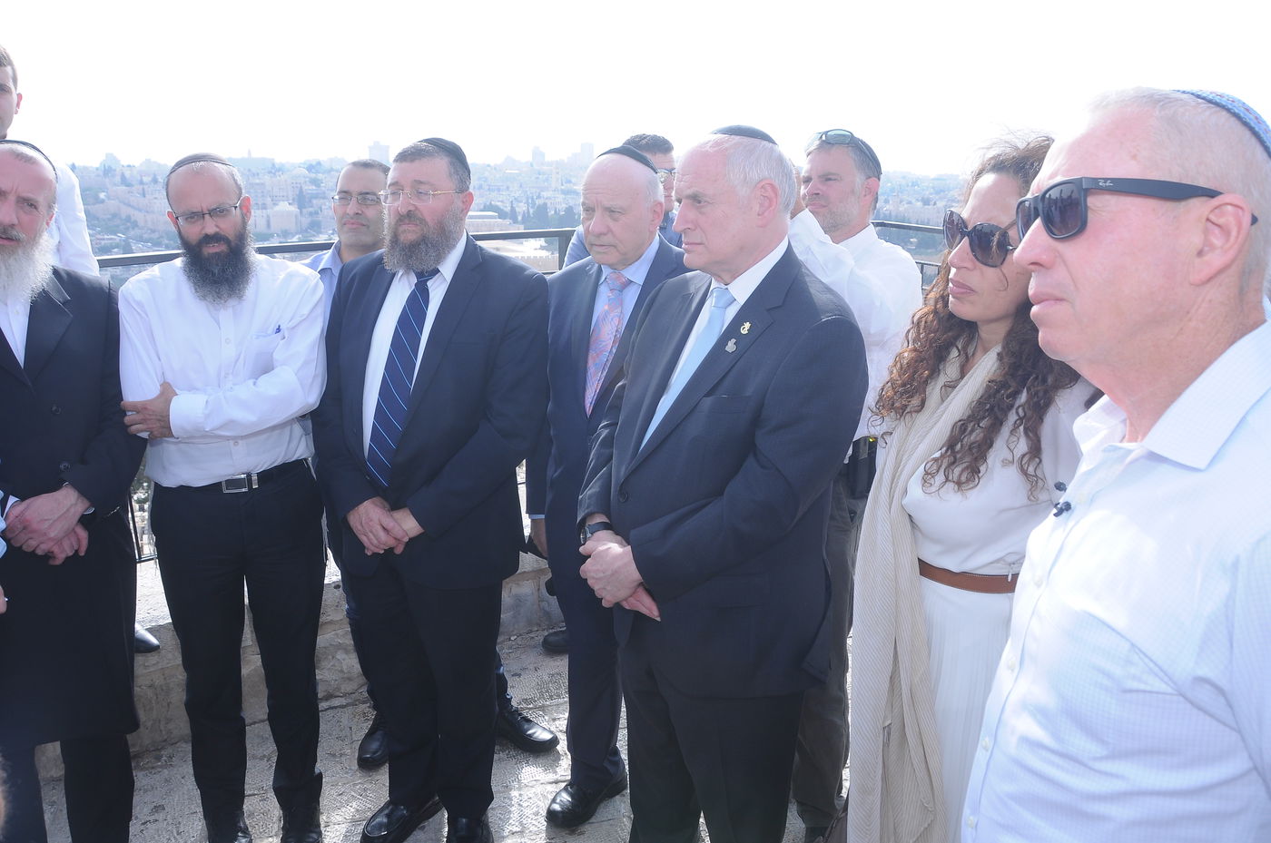 סיור רחב היקף של בכירי הגורמים השלטוניים האמונים על אבטחת ההר