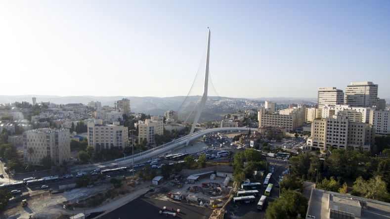ירושלים, תל אביב ו...מודיעין עילית מהאוויר