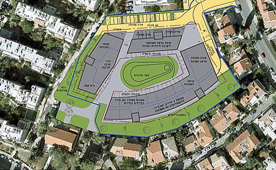 מתחם ורבורג כפי שאושר בוועדה המחוזית