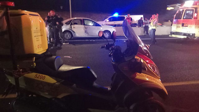 זירת התאונה