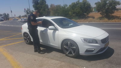 2017 בנגב: 320 נהגים נעצרו ללא רישיון