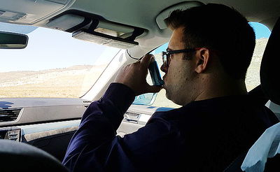 אורן חזן בדרך למעבר, הבוקר