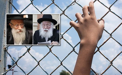 הדיינים הרב סילמן והרב שטרן