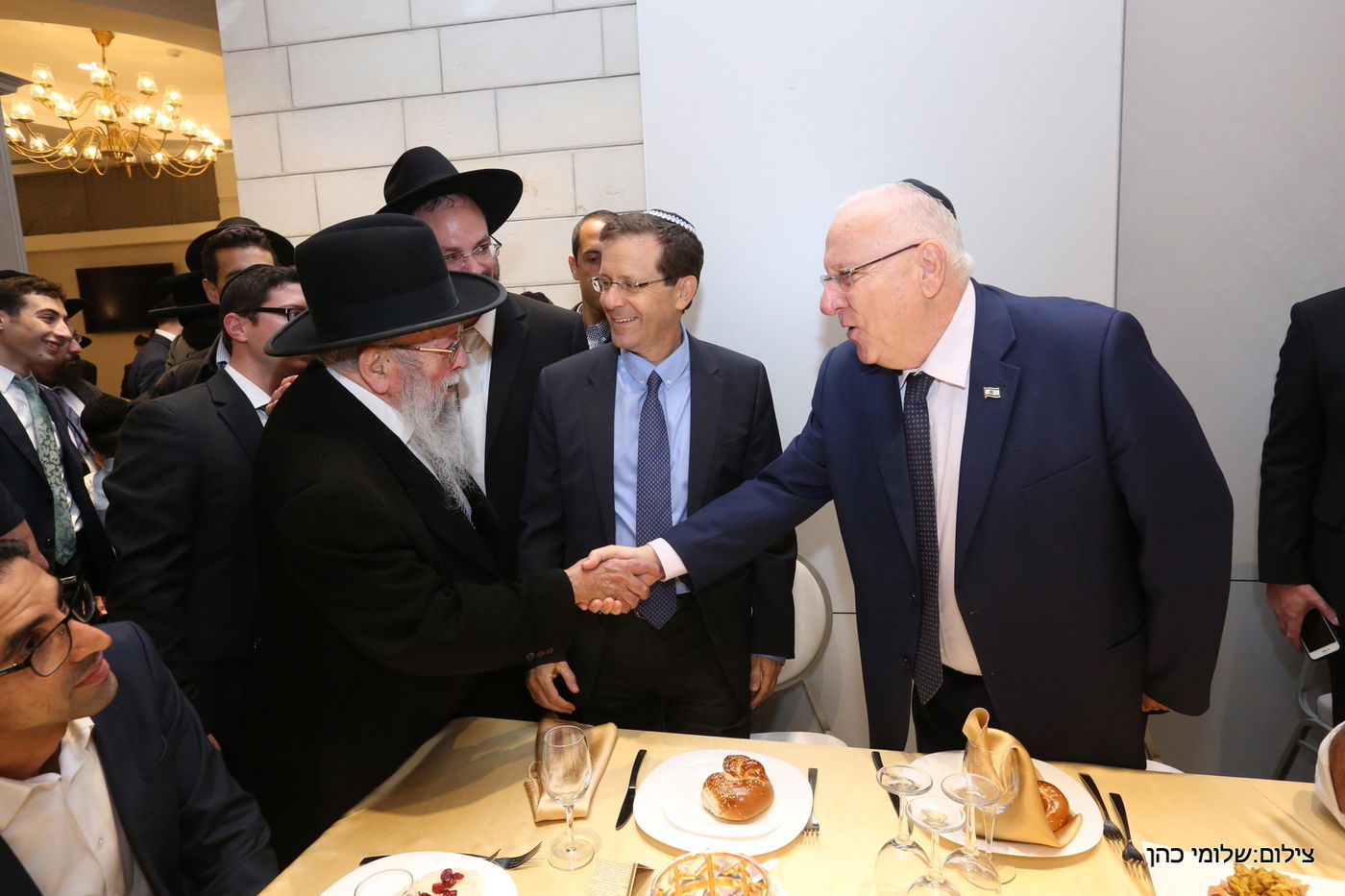 רבקה רביץ חיתנה, הנשיא ריבלין התייצב. צפו