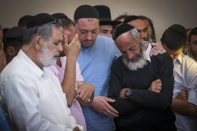 אביו של נחמן איטח, בעת הלוויתו